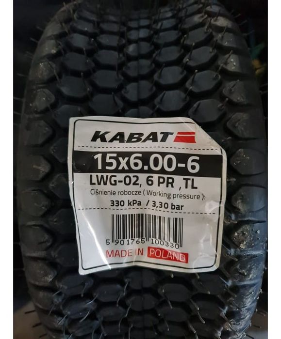 15x6.00-6 kabat lwg-02 6pr tl  Cauciucuri tractor, Fiat, Case, Fendt, John Deere, New Holland, Massey Ferguson, UTB   Cauciucuri tractor, Fiat, Case,