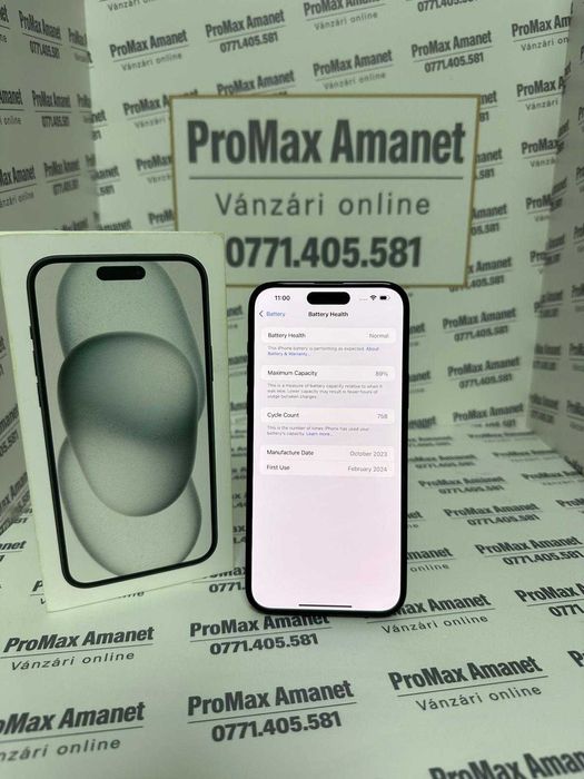 Iphone 15 Plus 128 GB 89% ProMax Amanet