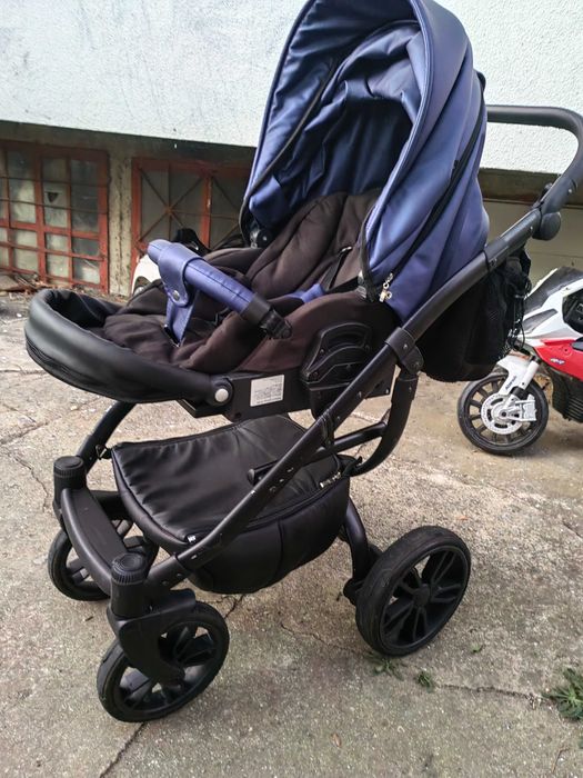Бебешка количка 3 в 1 Tutek Grander VX Eco – Metalic Blue
