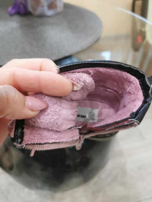 Ботушки цвят  пепел от рози