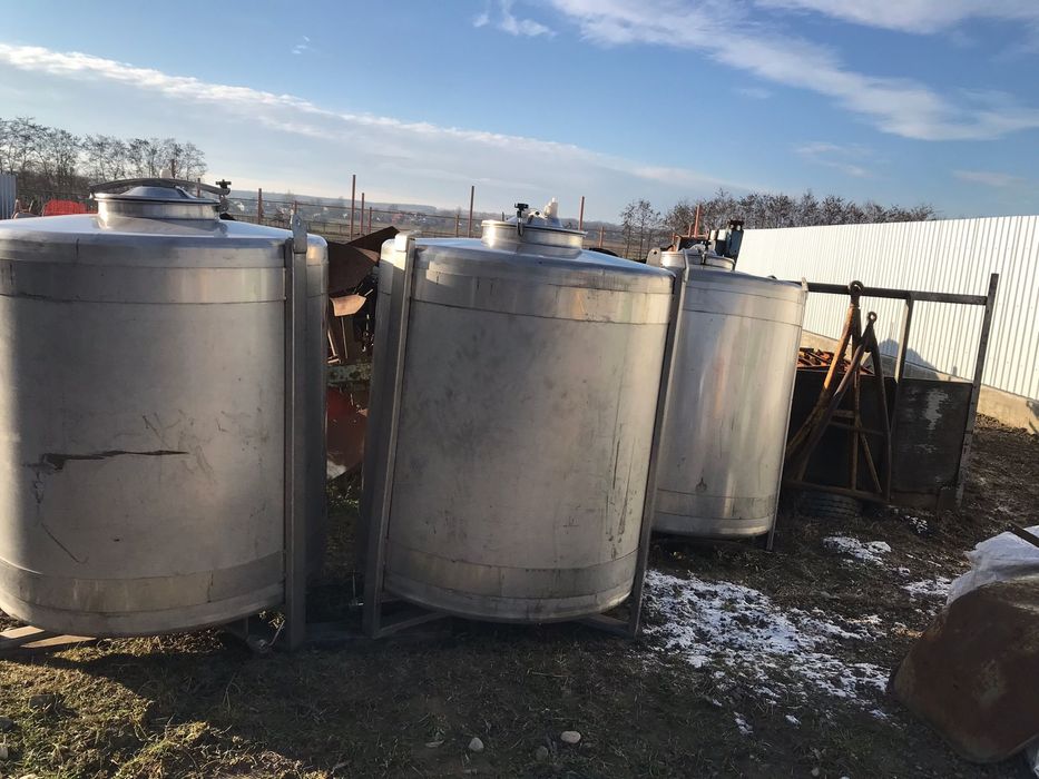 Bazin inox 1600 litri alimentar pentru vin