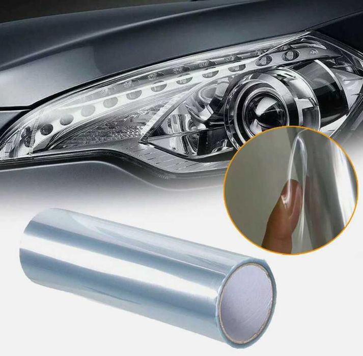 Прозрачно фолио за фарове/стопове - 8 метра/30см.