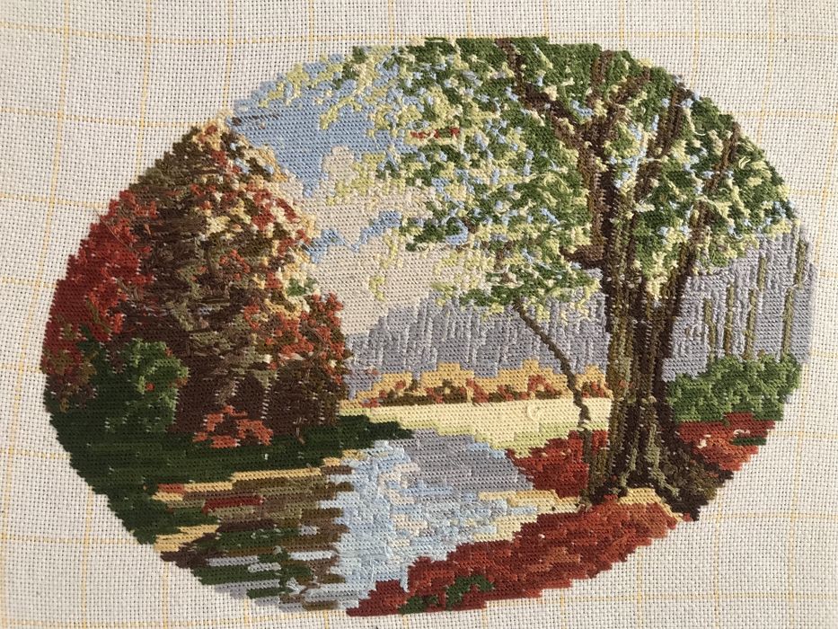 Овален гоблен - Есен