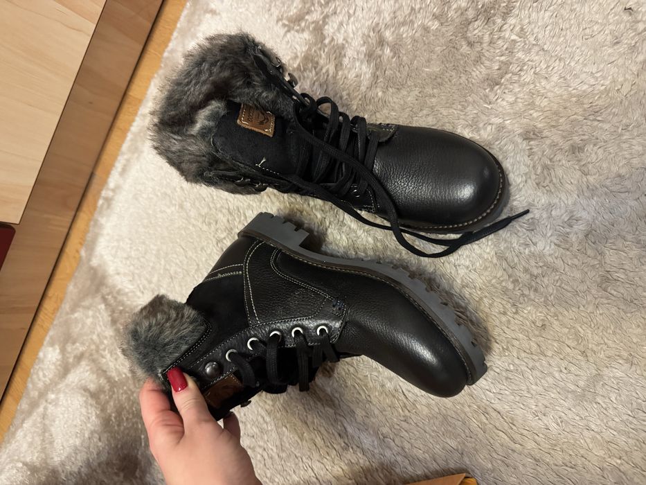 Ghete imblanite Dockers piele naturala