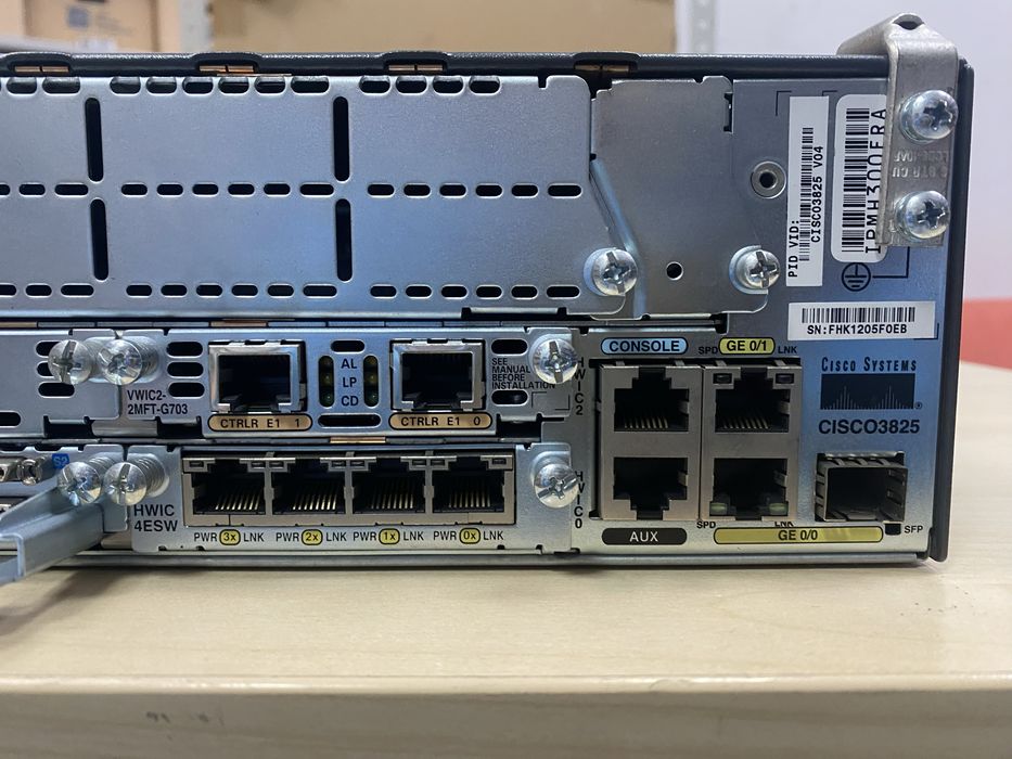 Cisco 3825 маршрутизатор