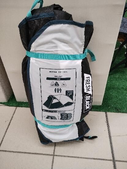 Cort de camping 3 locuri, Mh100 Xl Fresh - produs resigilat Decathlon