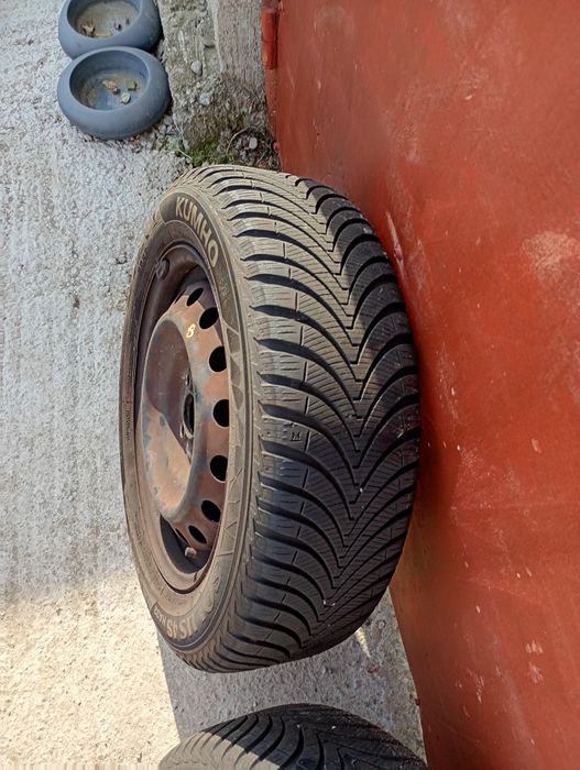 Set jante tabla cu Cauciucuri M+S Toyota Yaris 185/60R15