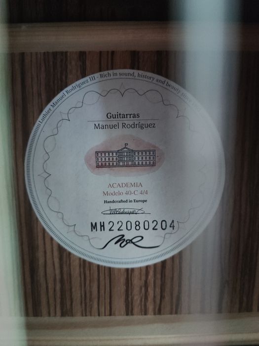 Гитара Manuel Rodriguez Academia 40-c