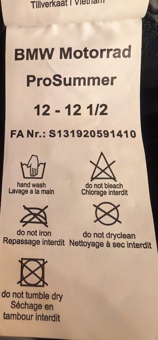 Mănuși moto BMW Motorrad ProSummer – mărimea 12 / 12½