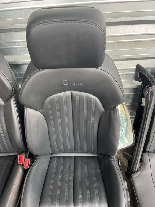 Кожен салон Audi A6 A7 4G Sline погрев ел Ауди А6 A7 отворена седалка