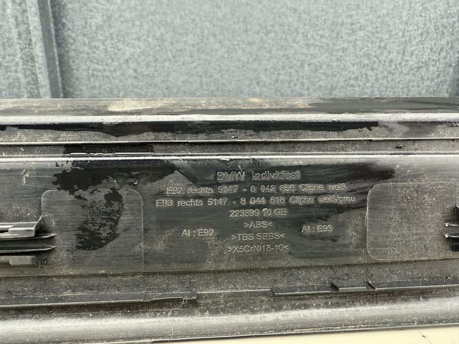 Set praguri interioare bmw seria 3 e93 e92 M pachet