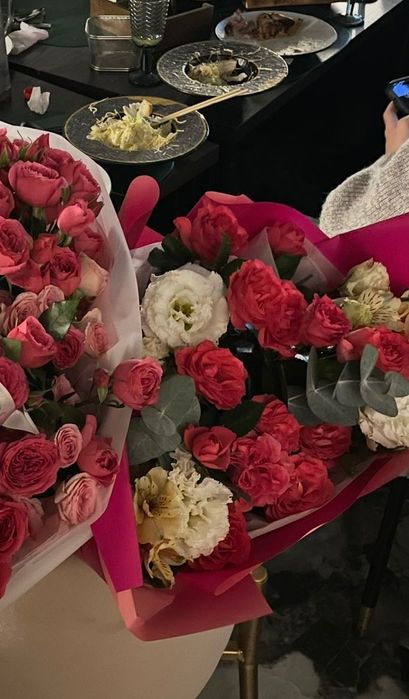 Цветы букет 10 тысяч