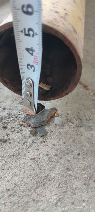 Продам газовую трубу диаметр  5.5