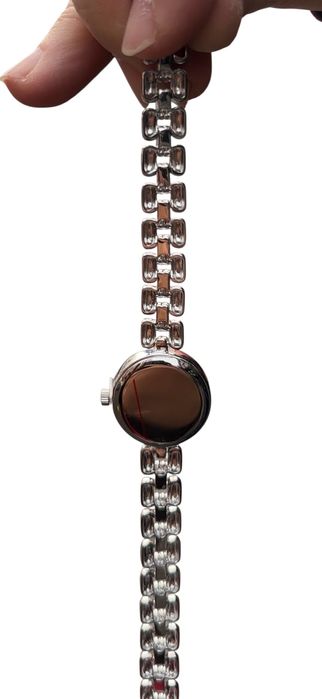 Новые женские часы из металла серебро 925 пробы, родированый серебро