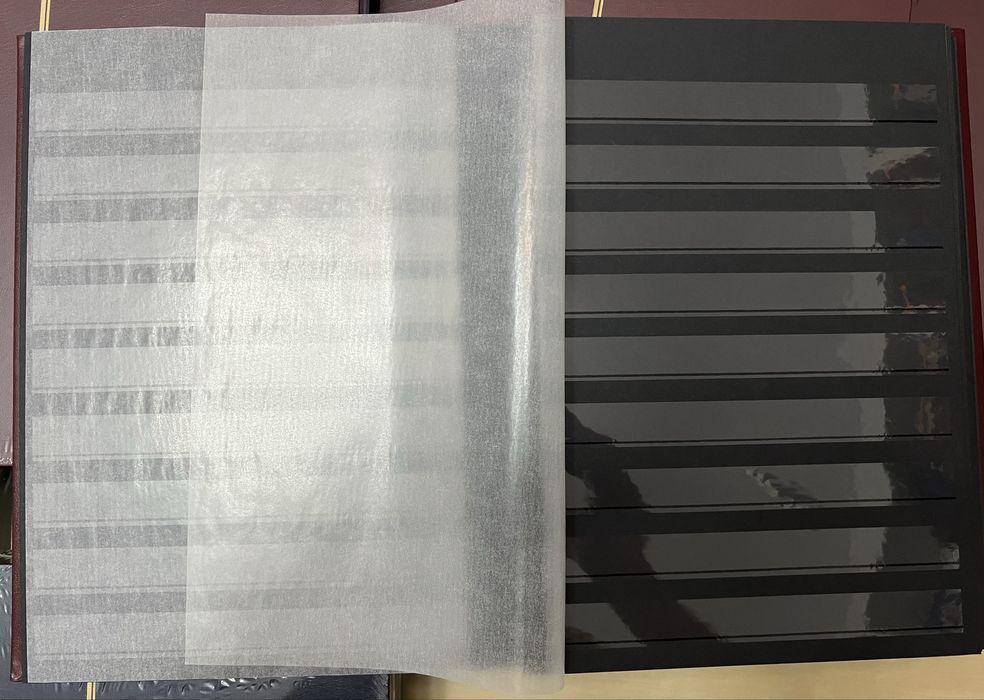 Clasor timbre, A4, 48 pagin negre