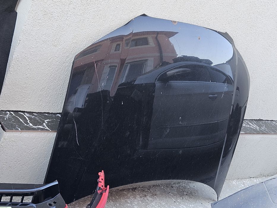 Bot Parte Fata Audi A3 8P Nonfacelift Bara Grila Fagure Far Tragar Capota Negru LC9X Argintiu Grup Radiatoare Intercooler Radiator Apa antigel ac