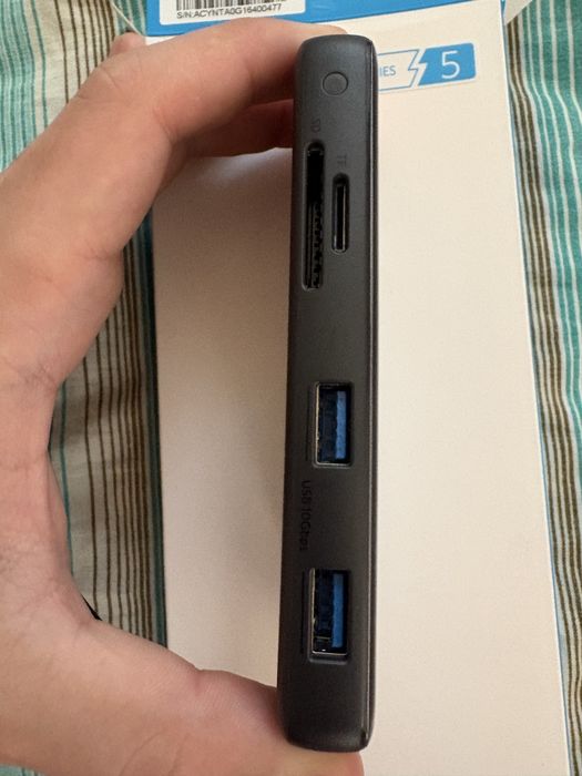 Anker PowerExpand 8-in-1 USB-C PD 10Gbps Data Hub A8383 – HDMI 4K, LAN, USB 10Gbps, SD/TF