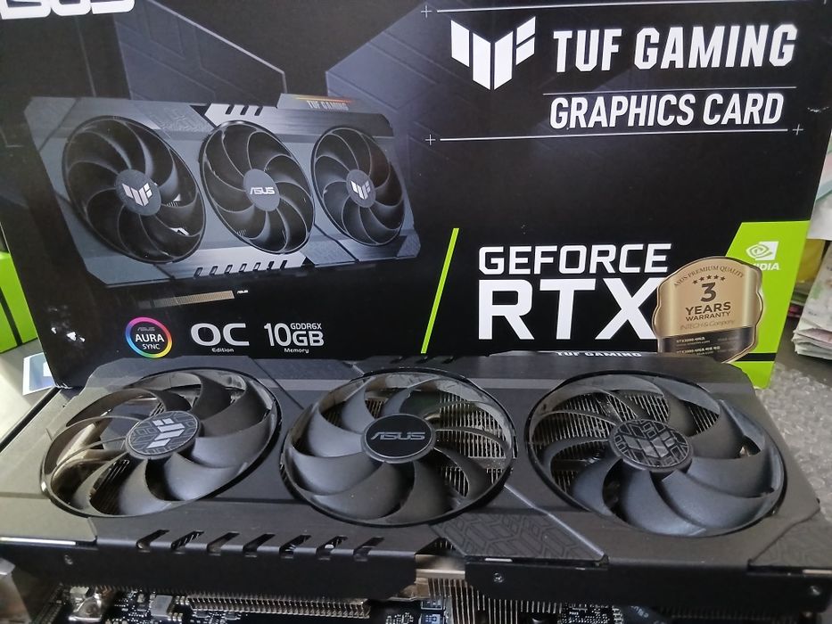 Asus Tuf gaming Videokarta RTX 3080 sotiladi!