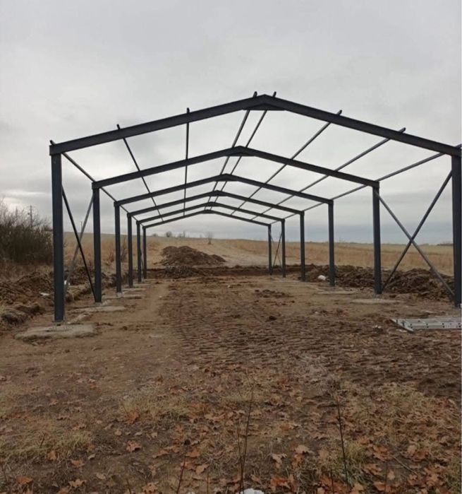 Vand hale si structuri metalice garaje auto saivane