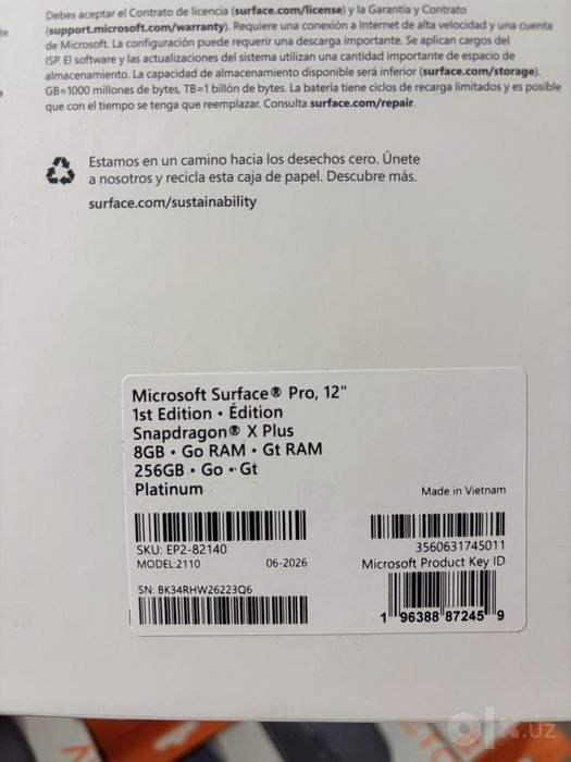 Microsoft Surface  Pro 12