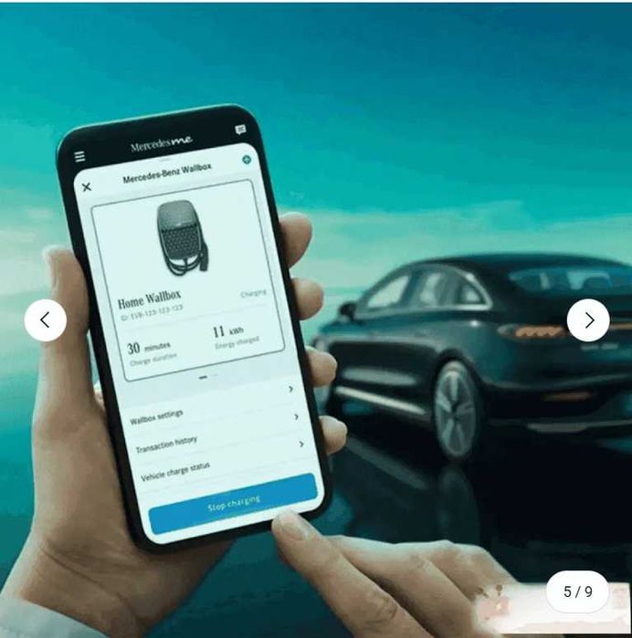 Оригинална зарядна станция Mercedes-Benz Wallbox 22 KW Ethernet, Wi‑Fi, LTE‑M (4G), GPS