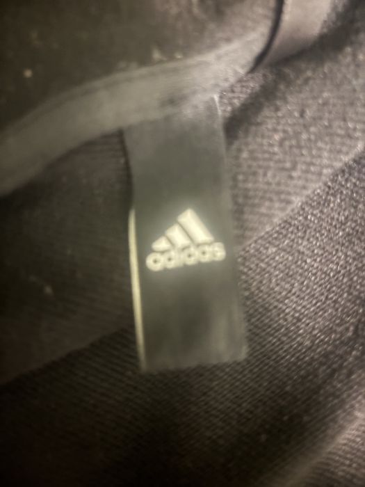 bluza adidas neagra cu portocaliu