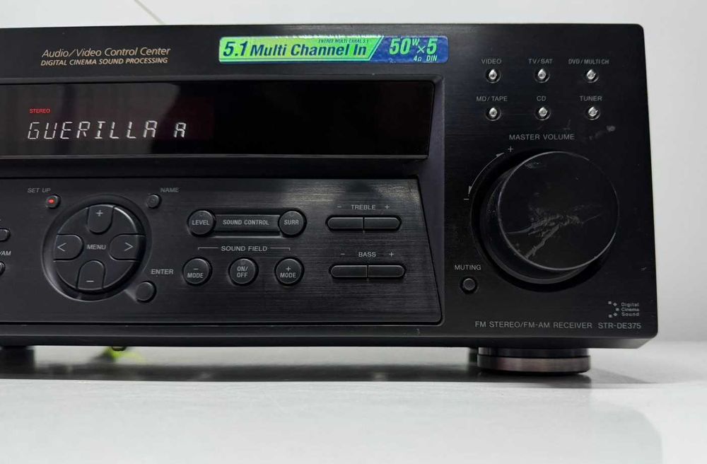 Sony STR DE 375 amplificator 5.1 amplituner RDS statie multicanal