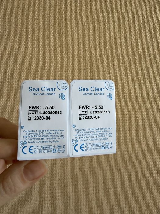 Линзы sea clear -5,5