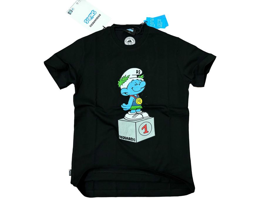 Мъжка Тениска Dsquared2 D2 Smurfs - S M L 2XL