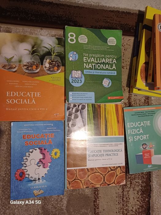 Cărții clasa 7 și 8,mate,română