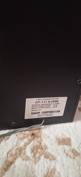 Boxe sharp doua 100W