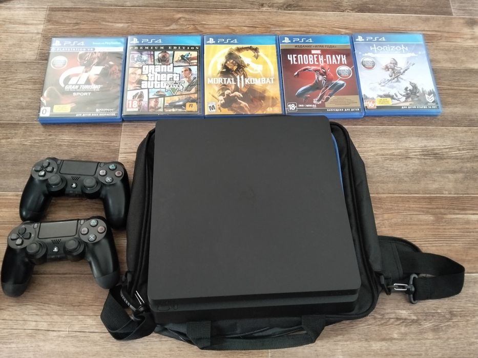 ps 4 slim 1тб в отличном состоянии