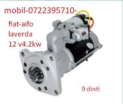 Electromotor utilaj NOU 4.2 Kw Fiat,ford,Aifo,Laverda