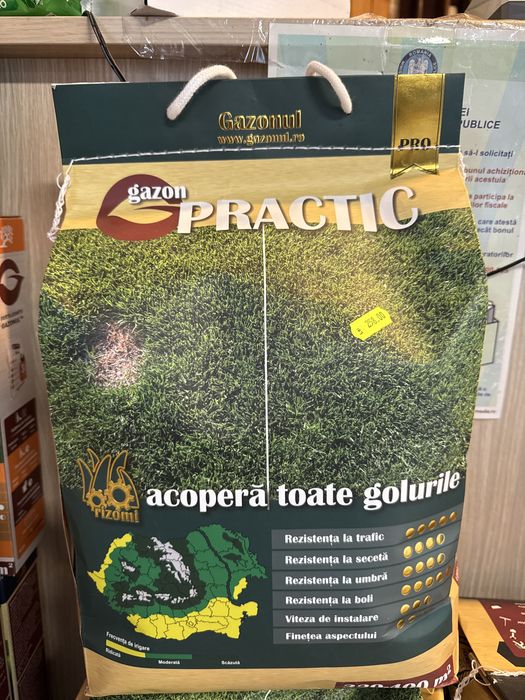 Gazon practic pentru 400 m patrati
