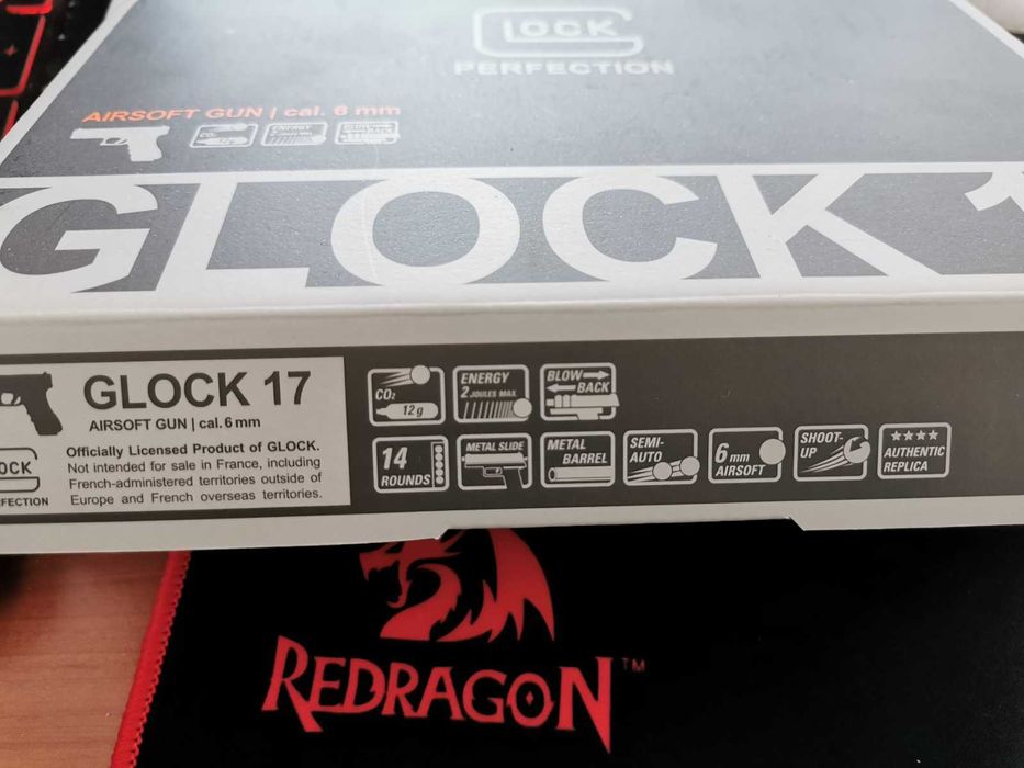 Airsoft GLOCK 17/19 CO2 МЕТАЛНА РАМА Еърсофт пистолет Глок