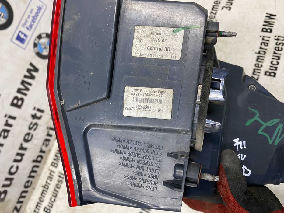 Stop tripla lampa spate LED dreapta originala BMW F11