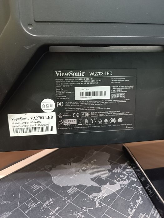 монитор ViewSonic VA2703-LED 27