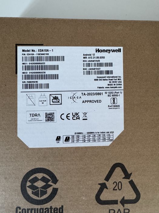 Tableta Honeywell ScanPal EDA10A + Display Dock