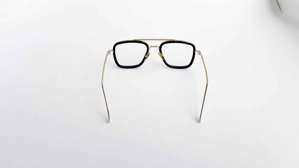 Ochelari de soare Dita Flight Style - Rama aurie Lentile Transparente