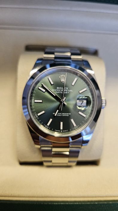 Rolex datejust 41-green-Nou