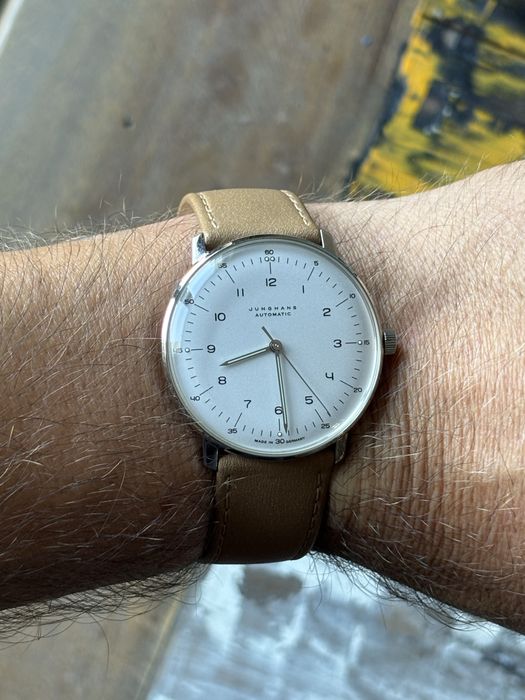 Junghans Max Bill automatic-неразличим от нов,баухаус мъжки часовник