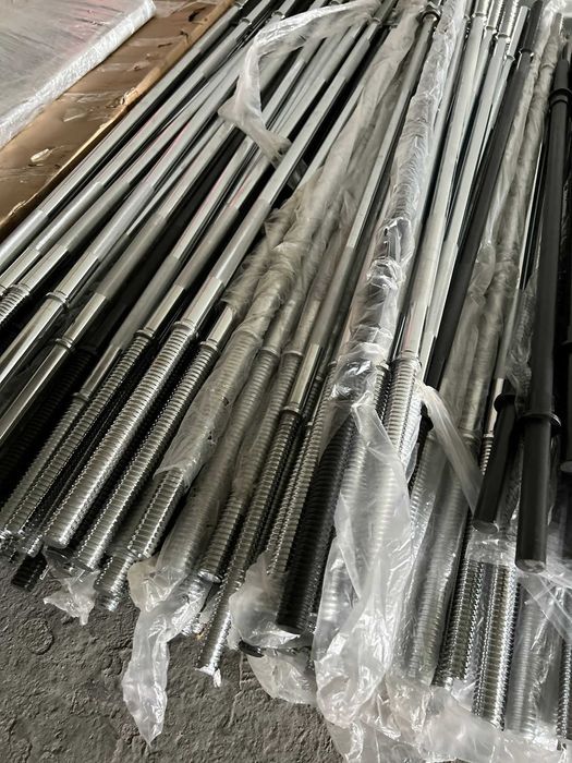 Bară crom 170 cm cu piulițe de fixare 30/31 mm