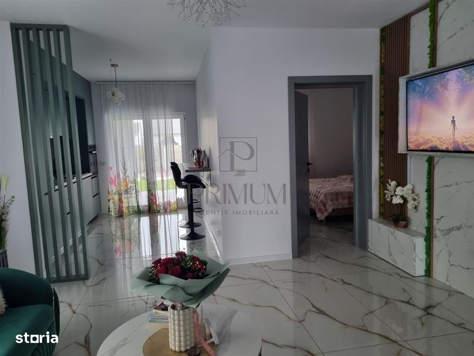 Duplex mobilat si utilat - toate utilitatile - pod mansardabil.