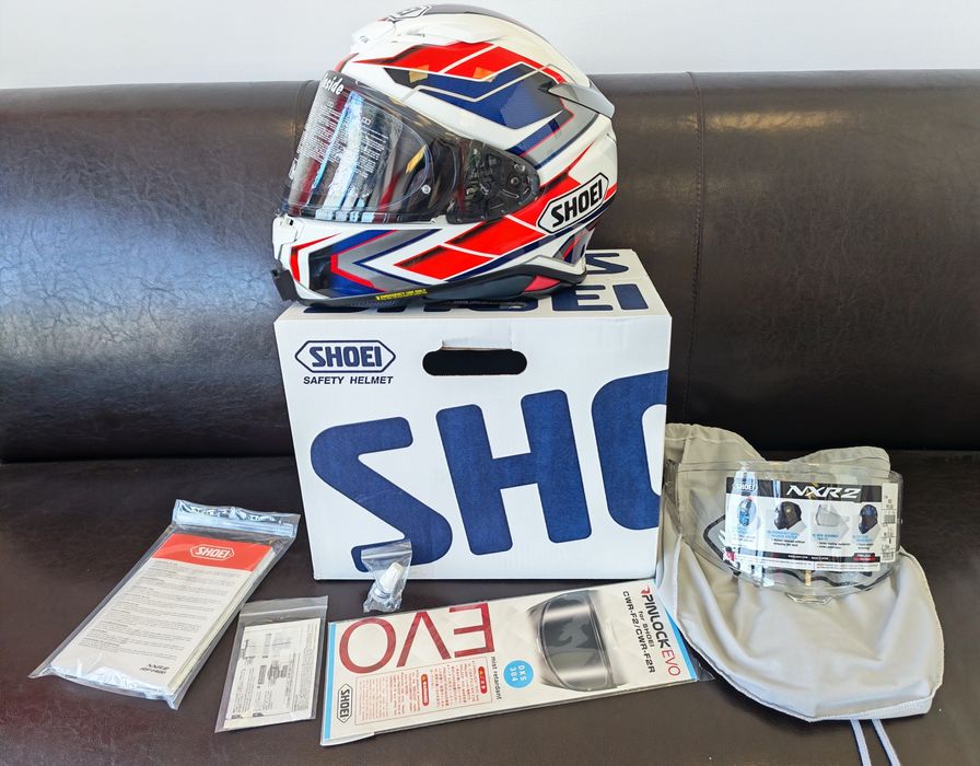 Нова каска - Shoei NXR 2 Prologue - M + Фотохроматичен визьор