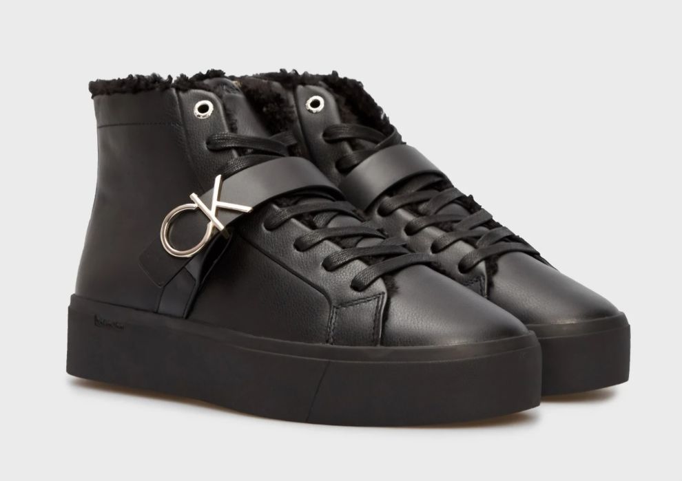 Кожени кецове Calvin Klein