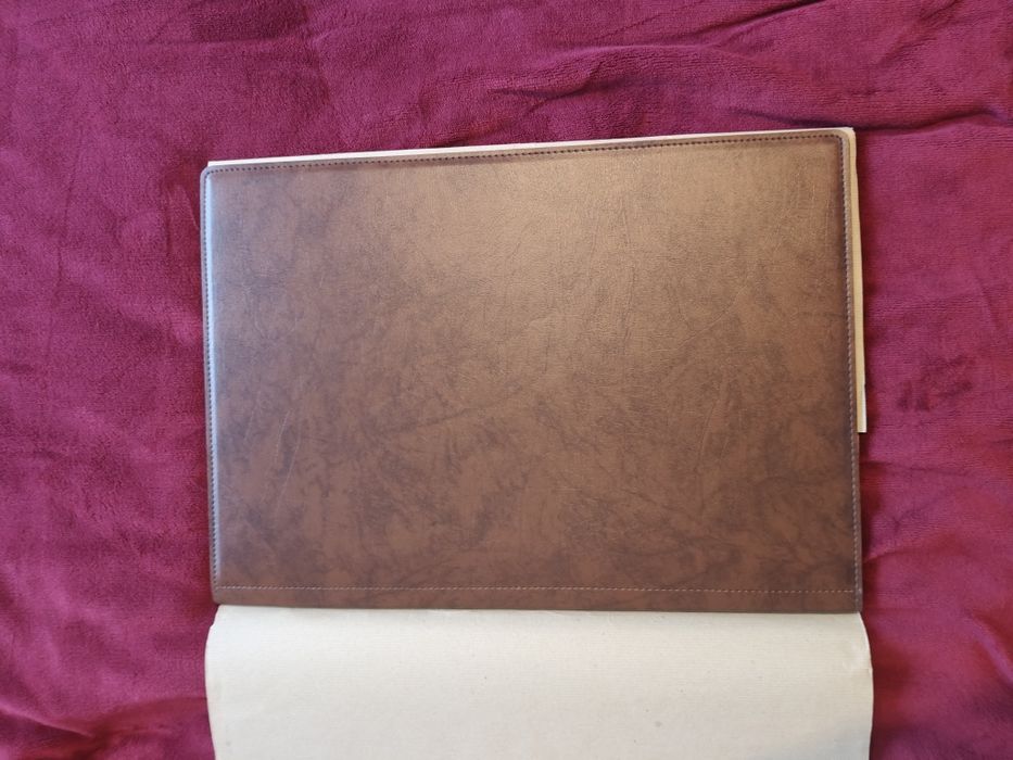 Mapă portofoliu piele naturală A3 – nouă, culoare maro
