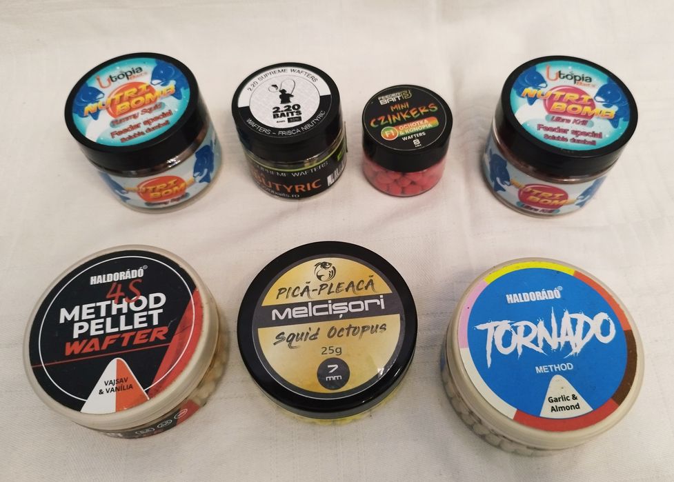 Lot wafters-uri Utopia, 2.20 Baits Haldorado Pică Pleacă Feeder Bait si nada CPK universală