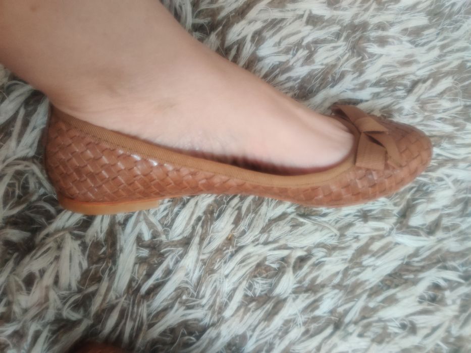 Balerini piele impletita