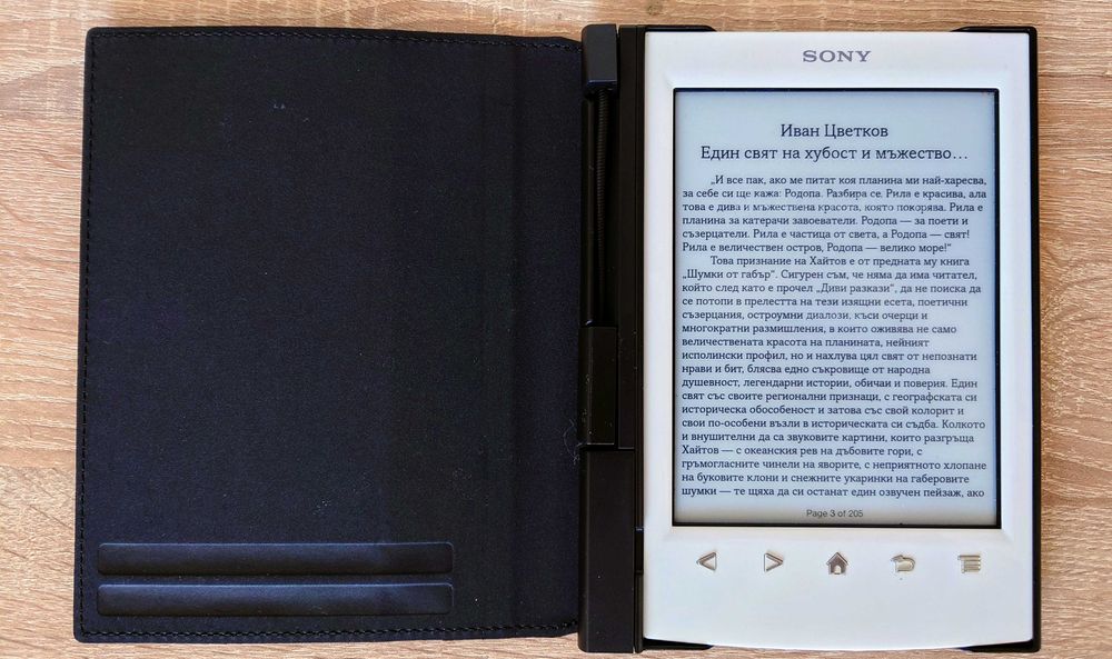 Електронен четец SONY Reader PRS-T2 / електронна книга с осветление