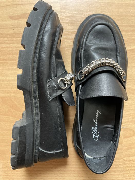 Лоферы, женские, 38 размер, кожа